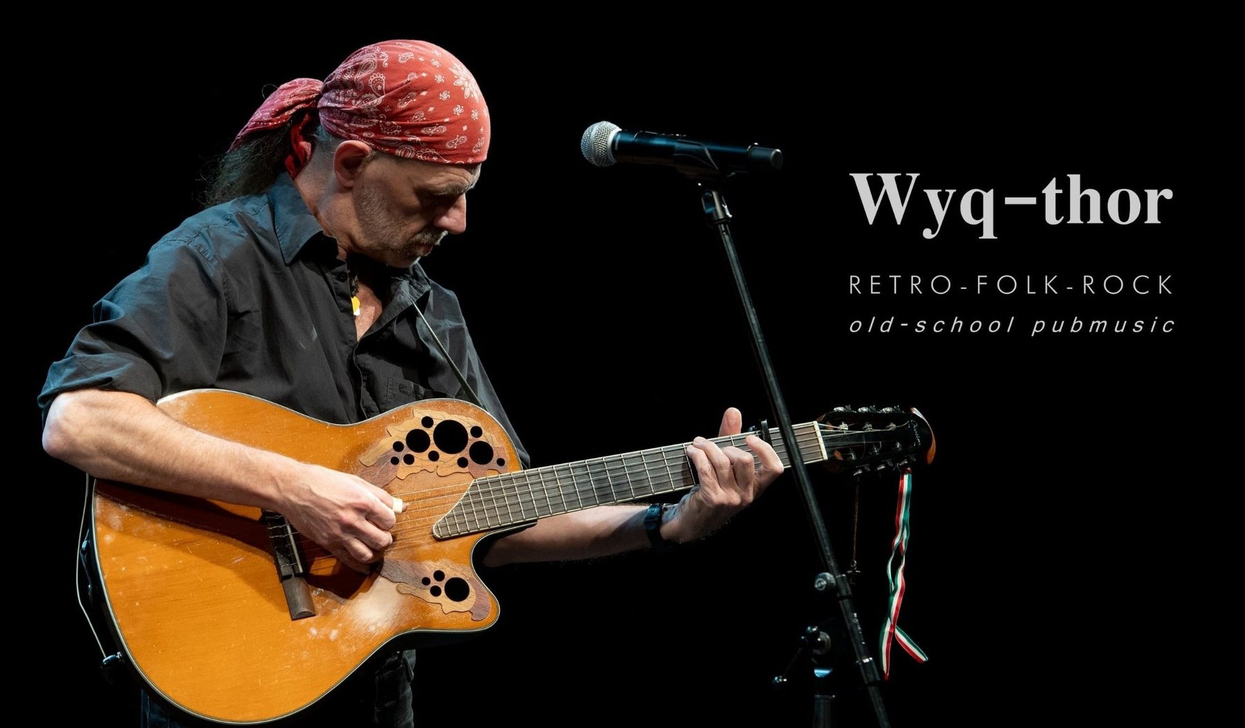 Wyq-thor akusztikus koncertplakát és zenei arculat